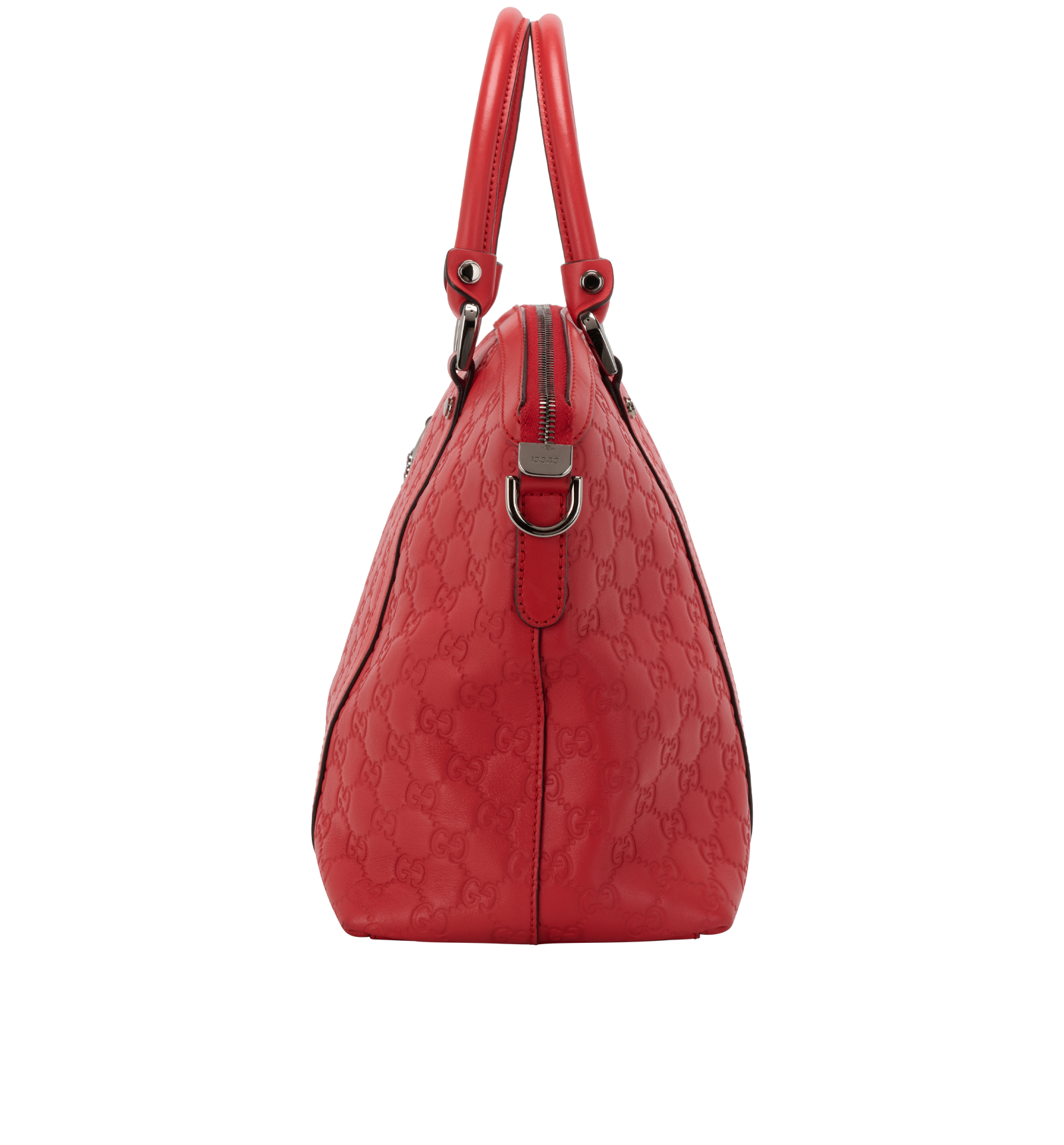 Guccissima Tote, &pound;495, Handbags, Red, Leather, Bottom view